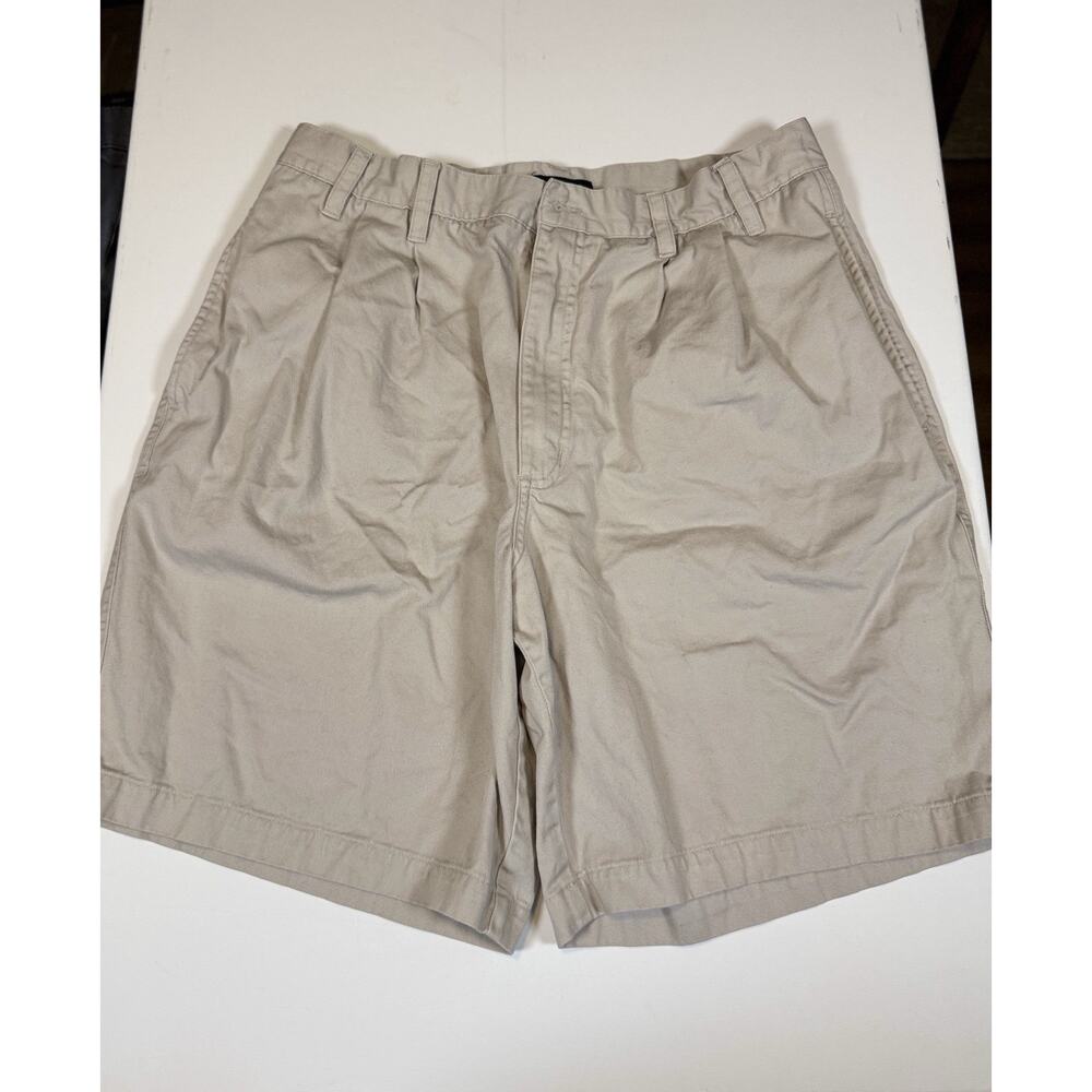 Cambridge Classics Khaki Cotton Shorts Size 34 – Spare Button Included